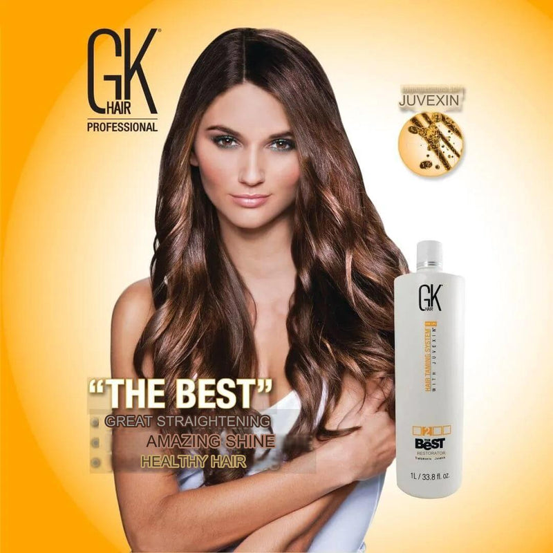 GK Hair The Best Semi-Permanent Straightening.&nbsp;Hair Taming System With Juvexin 1000ml/33.8 fl.oz.