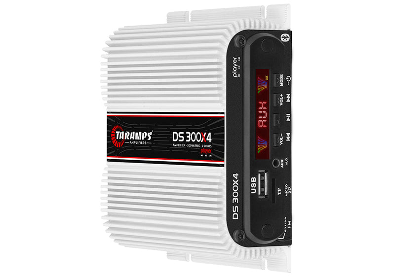Taramps DS300X4 Player Car Audio Amplifier  2 ohms 300 Watts RMS