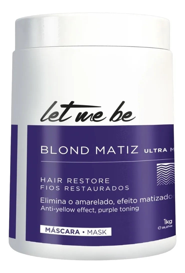 Let Me Be Blond Matiz Ultra Mask - Efeito Matizador | 1kg/35.2 Oz