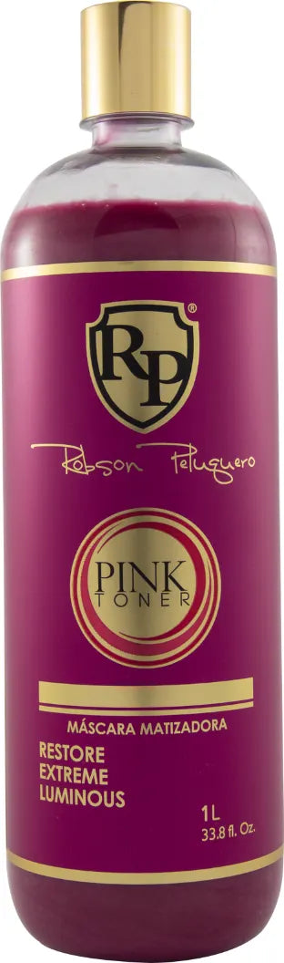 Robson Peluquero - Pink Toner Tinting Mask Restore Extreme Luminous 1000ml/33.8 Fl.Oz