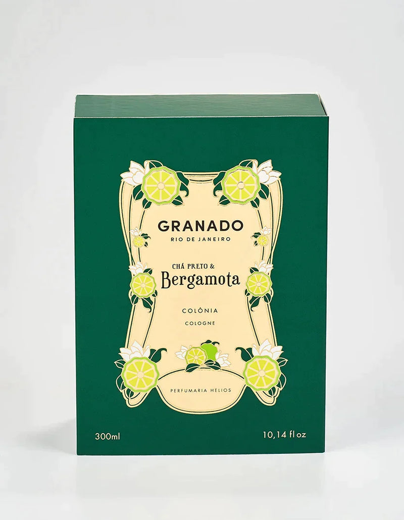 Granado Perfumery - Cologne Black Tea & Bergamot 300ml/10.14 Fl.Oz.