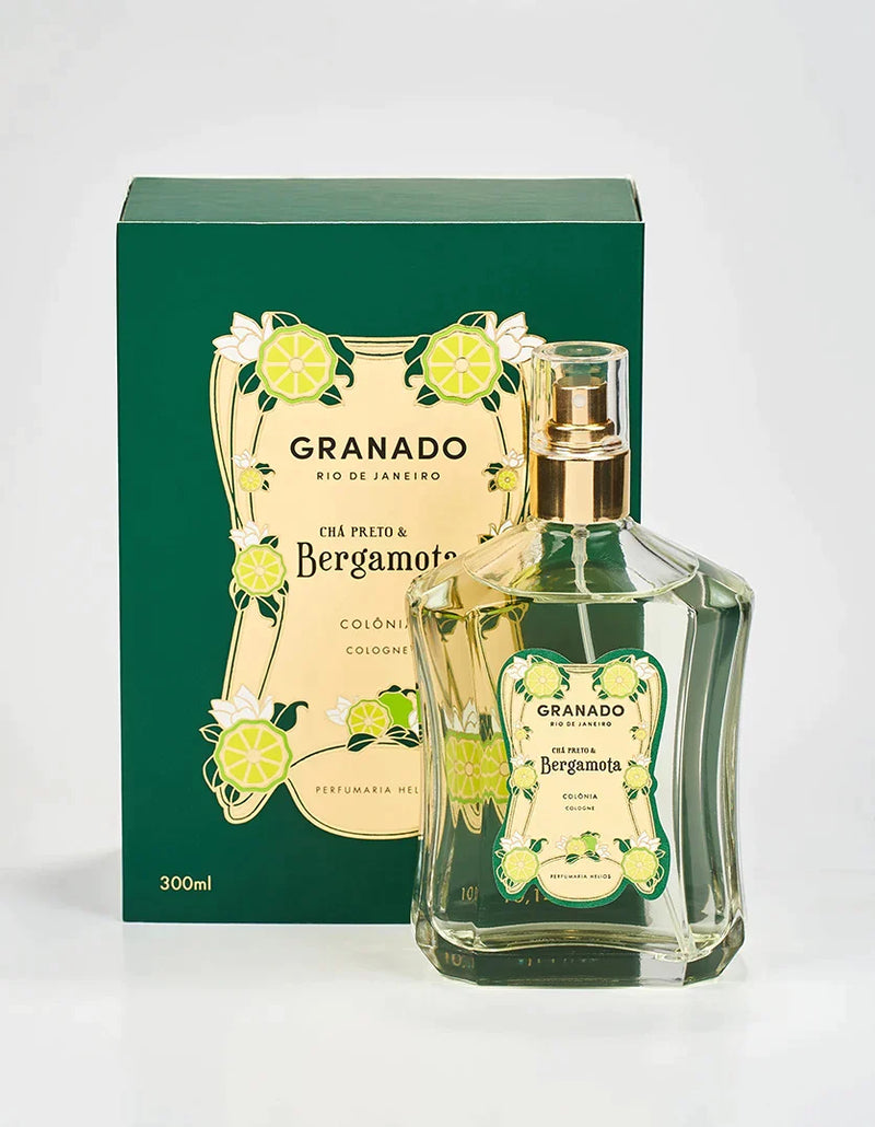 Granado Perfumery - Cologne Black Tea & Bergamot 300ml/10.14 Fl.Oz.