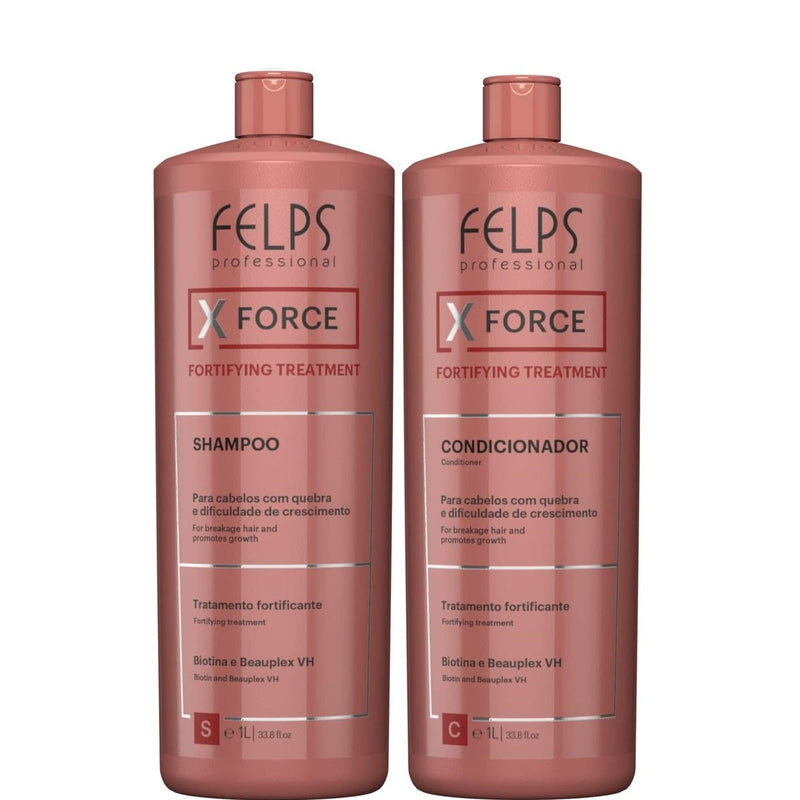 Felps X-Force Biotin Treatment Shampoo And Conditioner 2x1000ml/33.8 fl.oz.