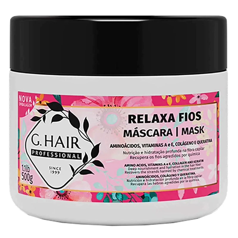 G.Hair Relaxa Fios Mask Nutrition and Hydration Mask 500g/16.9oz.