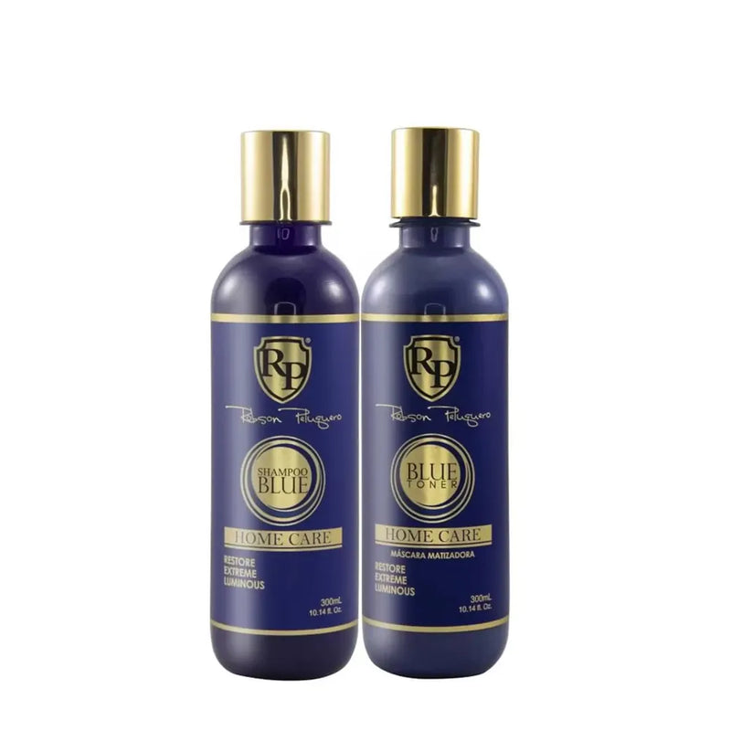 Robson Peluquero Blue Home Care Shampoo And Tint Treatment Kit 2x300ml