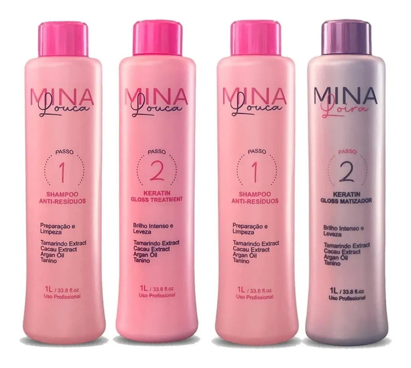 Nuance Professional - Combo With 2 Kits Mina Louca 1 Liter And Mina Loira 1 Liter