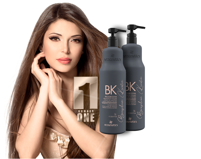 Ecosmetics BK Deluxe Brazilian Keratina Progressive Brush 1000ml/33.8 fl.oz.