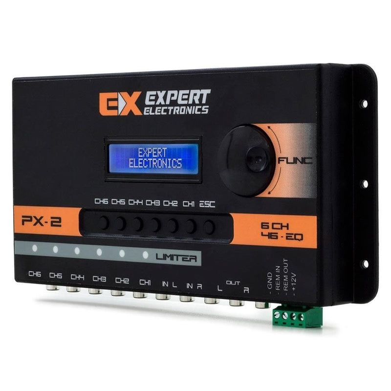 Crossover Expert Eletronics PX2 6 CH Channels Equalizer Digital Audio Processor
