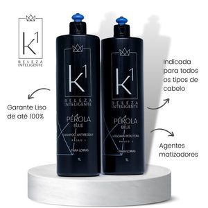 K1 Cosmetics Shading Reducing Mask Blonde or Bleached Hair 2X1000ml/ 33.8 fl.oz