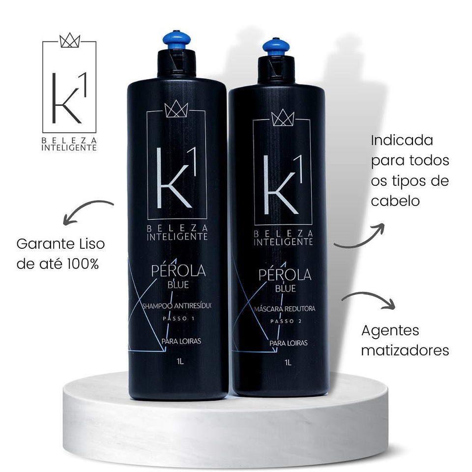 K1 Cosmetics Shading Reducing Mask Blonde or Bleached Hair 2X1000ml/ 33.8 fl.oz