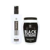 Inblue Professional - Deep Clean Inblue E Btox Black Extreme Antifrizz Shampoo Kit