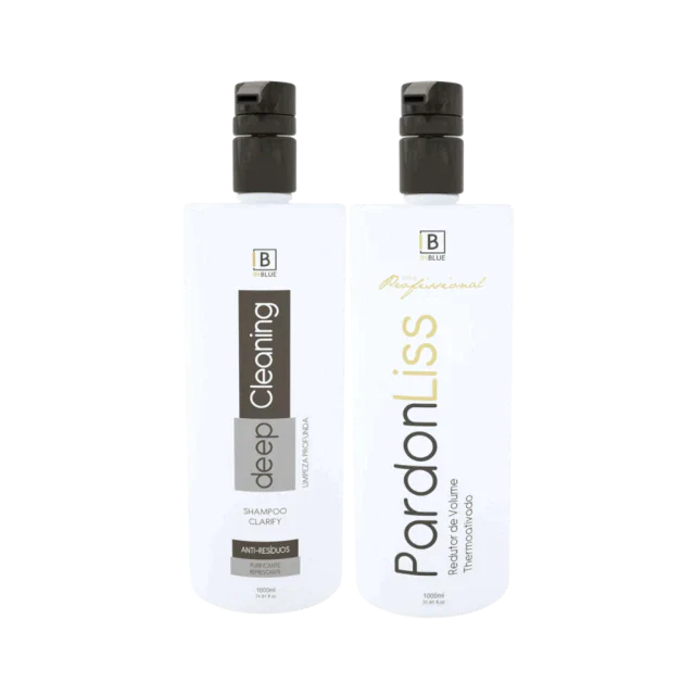 Inblue Professional - Deep Clean Shampoo Kit Inblue And Progressive Pardon Liss 2x1L / 2x33.8 FL.OZ