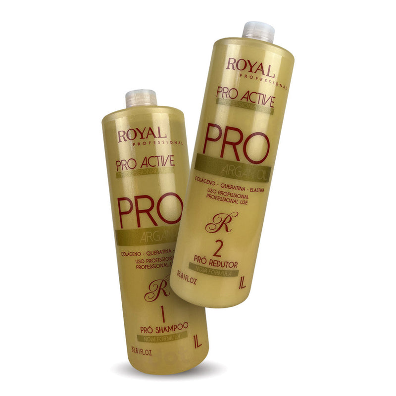 Royal Professional Pro Active Argan Oil Progressive Brush 2x1000ml/33.8 fl.oz