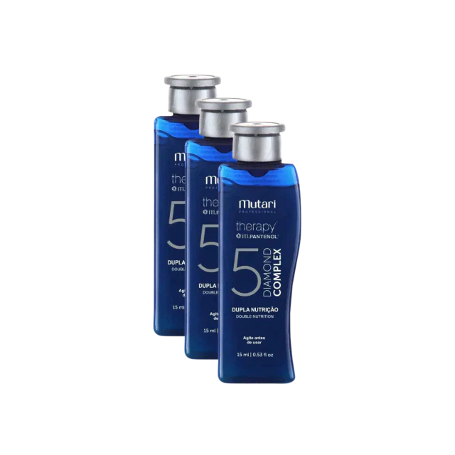 Mutari - Kit Hair Ampoule Mutari Therapy M. Pantenol 5 Diamond Complex 3x15ml